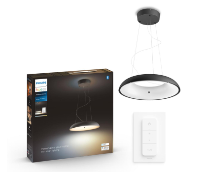 Inteligentna lampa Philips Hue White ambiance Lampa wisząca Amaze (czarna)